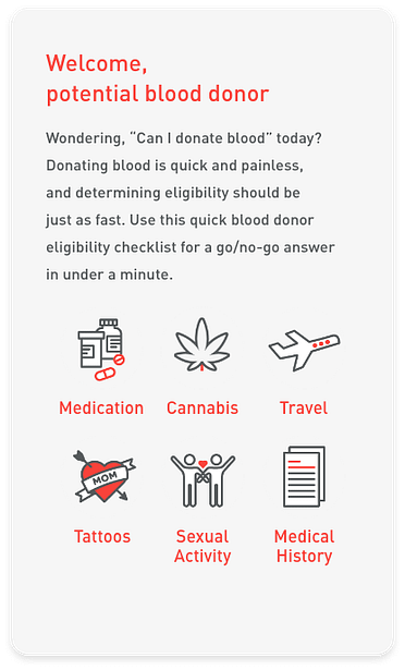 Can I Donate Blood? Blood Donor Eligibility Checker