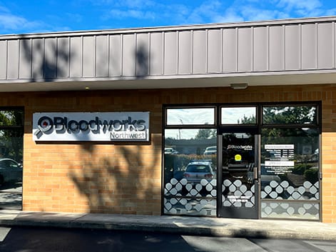 Front of Bellevue Donor Center