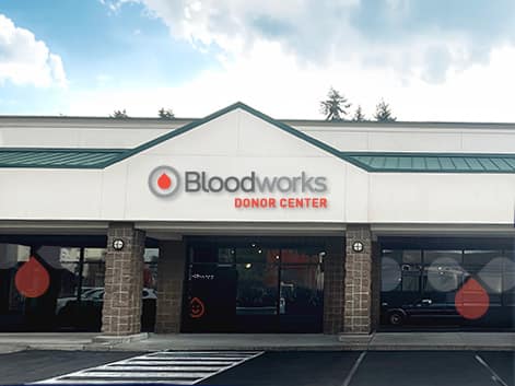 Front of Tacoma Donor Center