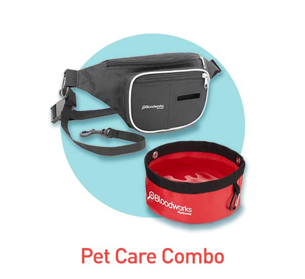 pp_reward_email_600wide_petcarecombo Fanny Pack and Red Water Bowl
