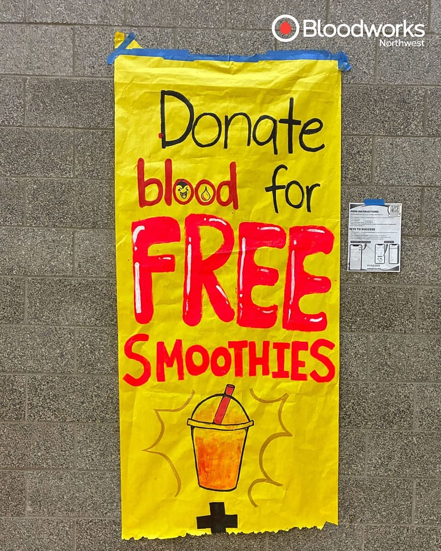 Creativity that saves lives 🎨❤️

These students understood the assignment 👏, turning their blood drive into something bold, eye-catching, and impactful.

Shoutout to @shorecrestinteractclub for showing how art can inspire action!

#BloodworksNW #BloodDrive #HighSchool #Creative #Art