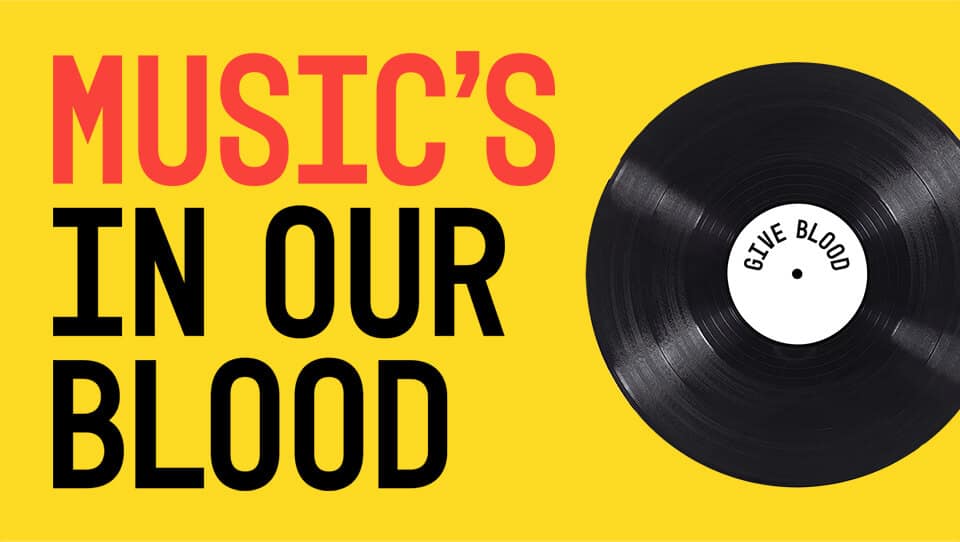 miob4_websitecard_record Music Record over Yellow Background